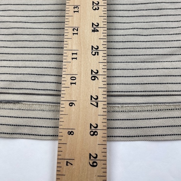 Nautica Polo Mens XL Cream Black Striped - Picture 8 of 10